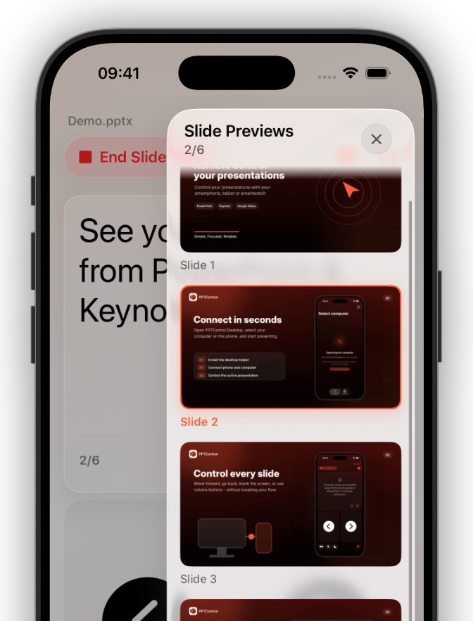 PPTControl Slide Preview Feature